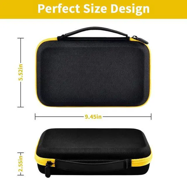 Alt view image 5 of 5 - Case for Klein Tools VDV500-705/VDV500-820/VDV500-063 Wire Tracer Tone Generator & Probe Kit Continuity Tester, Universal Storage Bag for Ethernet, Telephone, Speaker, Coax, Video, Cable Toner