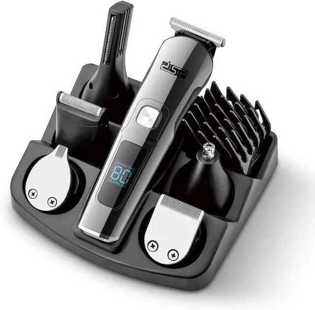 Alt view image 6 of 6 - Facial Hair Trimmer for Men Electric Clippers and Grooming Sets for Pubic Hair Beard Nose Trimmer Kits USB Rechargeable IPX7 Waterproof