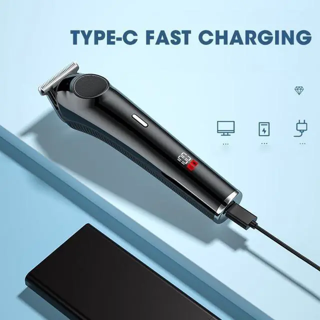 Alt view image 6 of 7 - Beard Trimmer for Men - Electric Razor, Hair Clippers and Trimmers Set, Shavers for Men, Mens Grooming Kit Mens Razors for Shaving Face, Mustache, Body, Ear, Nose Hair Trimmer, Gifts for Men