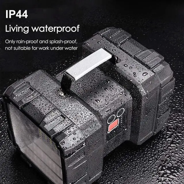 Alt view image 6 of 6 - Rechargeable Flashlight, LED Spotlight Flashlight 15000 Capacity 4000LM 20h Ultra-Long Standby Ultra Bright Flashlight Waterproof with USB Output as a Power Bank for Camping Accessories