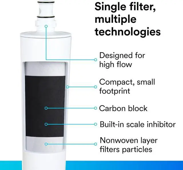 Alt view image 4 of 7 - 3M Water Filtration System for Commercial Ice Maker Machines ICE125-S