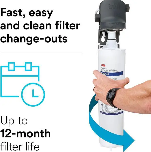 Alt view image 6 of 7 - 3M Water Filtration System for Commercial Ice Maker Machines ICE125-S