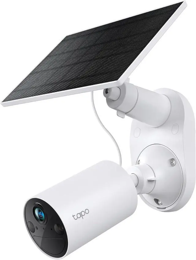 Main image of TP-Link Tapo SolarCam C402 Kit, Outdoor Battery Camera w/Solar Panel Base, Wireless, 1080P, Free Person/Vehicle Detection, SD/Cloud Storage, Color Night Vision, No Hub Needed, Works w/Alexa