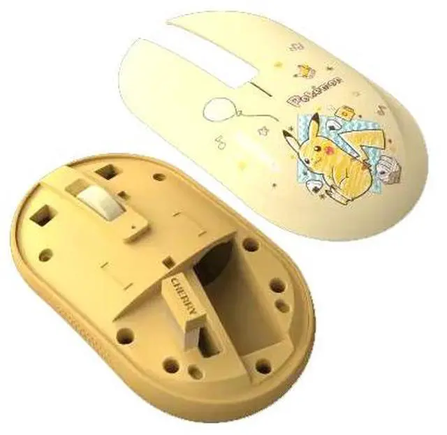 Alt view image 2 of 4 - CHERRY 98 Keys Wireless Keyboard and Mouse Set Combo, Silent keystroke Quiet Typing with Thin Design for Work or Home Office (Pikachu Limited Edition Yellow)