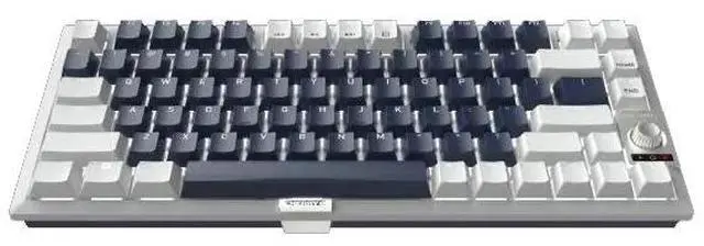 Alt view image 3 of 5 - Cherry 75% 81 Keys Wireless Gaming Mechanical Keyboard, BT/USB-C Hot Swappable New Vintage Keyboard, White Backlit Computer Keyboards for PC/MAC/iOS, MX2A Silent Red Switches, Grey
