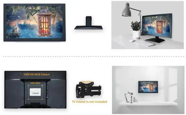 Alt view image 4 of 5 - 19.5'' Professional Security Monitor HDMI LED LCD BNC Video