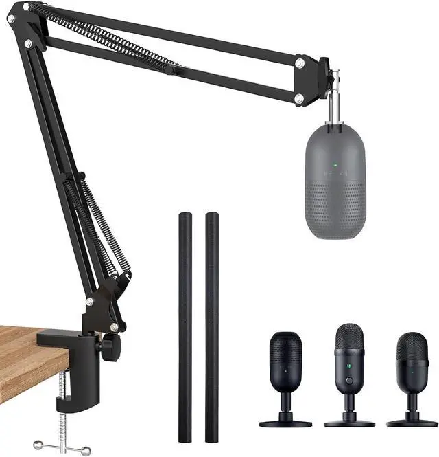 Main image of Seiren V3 Mini Boom Arm - Mic Arm for Razer Mini, Seiren V2, Seiren X and Most Microphone, Adjustable Boom Scissor Arm Stand with 3/8" to 5/8" Adapter