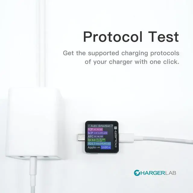 Alt view image 5 of 7 - Power-Z KM003C Portable USB-C Fast Charging Tester PD3.1 QC5.0 Digital Voltmeter & Ammeter Power Bank Tester