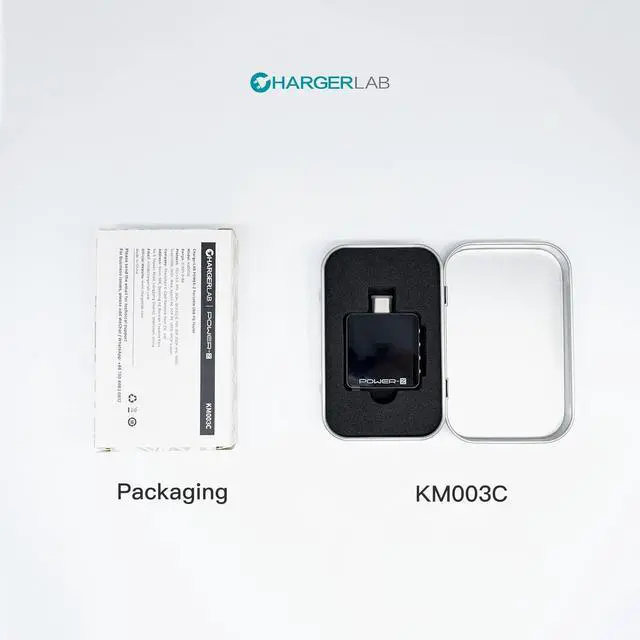 Alt view image 7 of 7 - Power-Z KM003C Portable USB-C Fast Charging Tester PD3.1 QC5.0 Digital Voltmeter & Ammeter Power Bank Tester