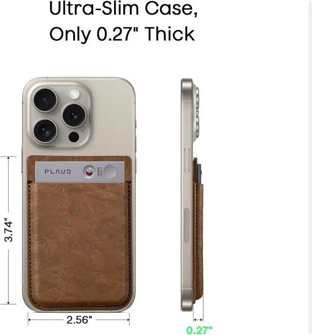 Alt view image 3 of 7 - Note AI Voice Recorder with 2 Carrying Case, Note Recorder with App Control, Transcribe & Summarize with AI Technology, 64GB Memory