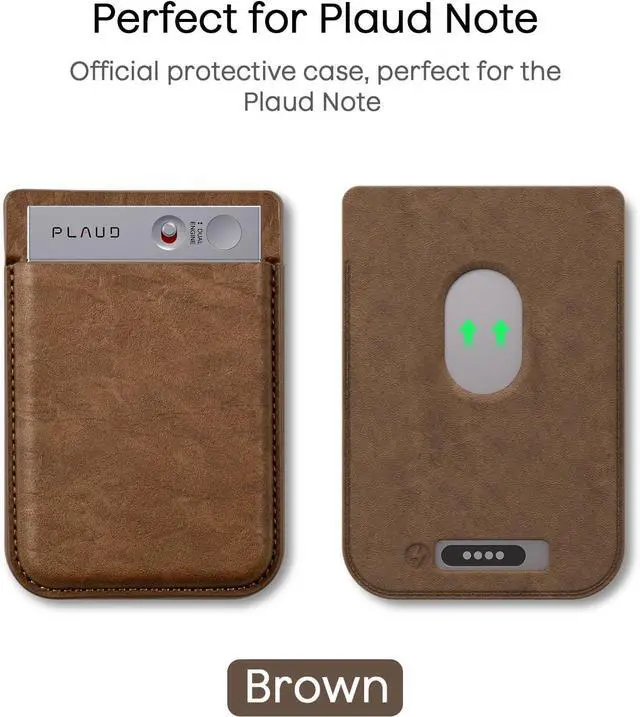 Alt view image 5 of 7 - Note AI Voice Recorder with 2 Carrying Case, Note Recorder with App Control, Transcribe & Summarize with AI Technology, 64GB Memory
