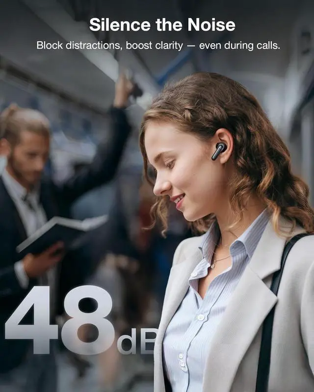 Alt view image 6 of 7 - RecDot AI Voice Recorder Earbuds,  AI Meeting Assistant with Transcription, 17 Languages, FlashRecord, to-Do Lists & Summaries with AI, 48dB ANC for Meetings, Interviews & Lectures, Black
