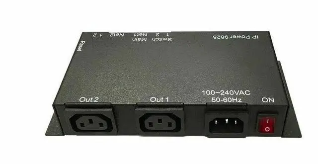 Alt view image 2 of 2 - Aviosys IP9828 2 Port Web Power Distribution Controller Switch Unit PDU AutoPING