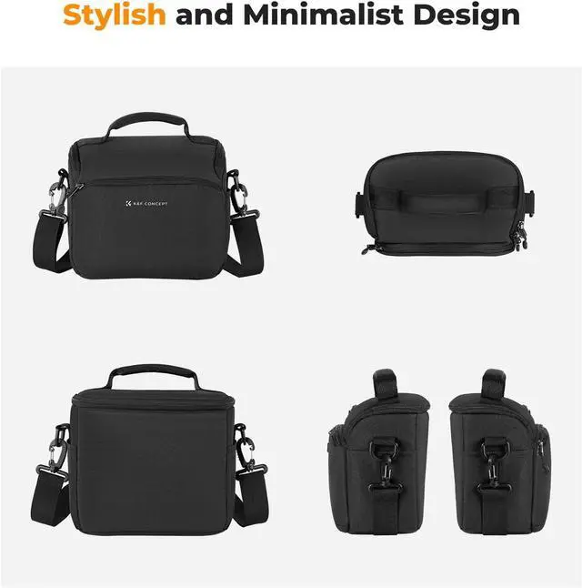 Alt view image 6 of 7 - Camera Sling Bag Small Crossbody Camera Case DSLR/SLR/Cute Compact Shoulder Photography Bags for Photographers