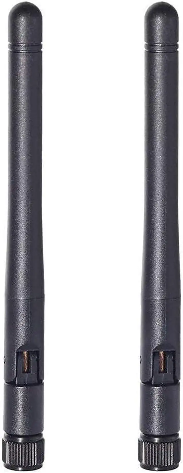 Alt view image 2 of 7 - Dual Band WiFi 2.4GHz 5GHz 5.8GHz 3dBi MIMO RP-SMA Male Bluetooth Antenna (2-Pack) for PC Computer WiFi Router Wireless Network Card USB Adapter Security IP Camera Video Surveillance Monitor