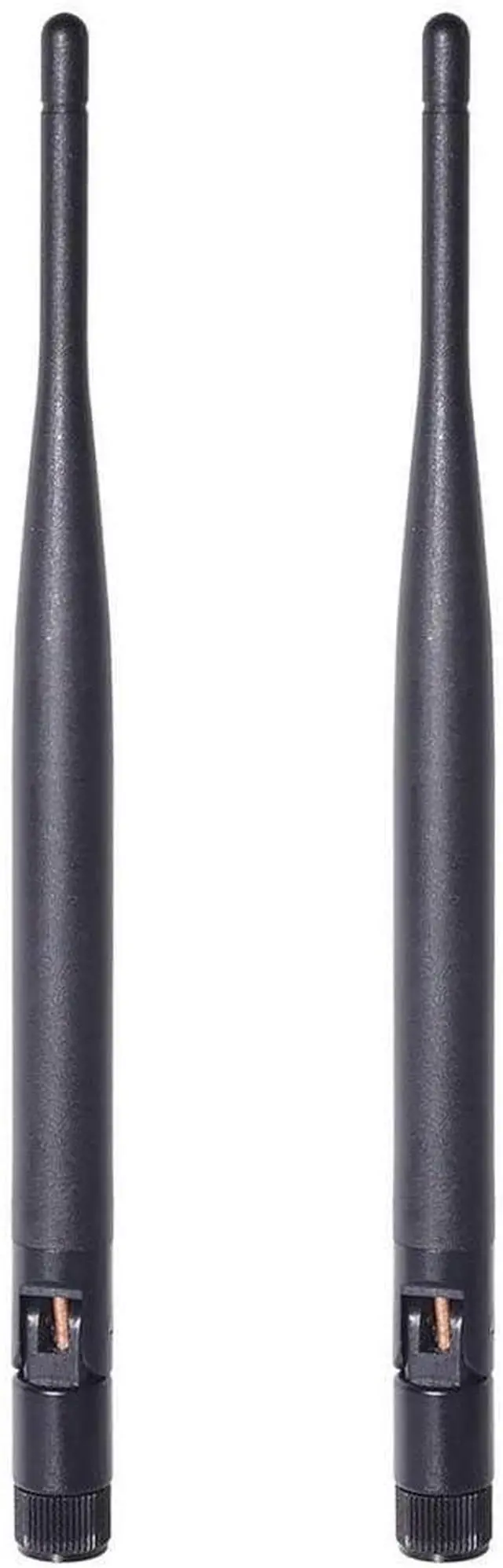 Alt view image 5 of 7 - Dual Band WiFi 2.4GHz 5GHz 5.8GHz 6dBi SMA Male Antenna (2-Pack) for Wireless Vedio Security IP Camera Recorder Surveillance Recorder Truck Trailer Rear View Backup Camera Reversing Monitor