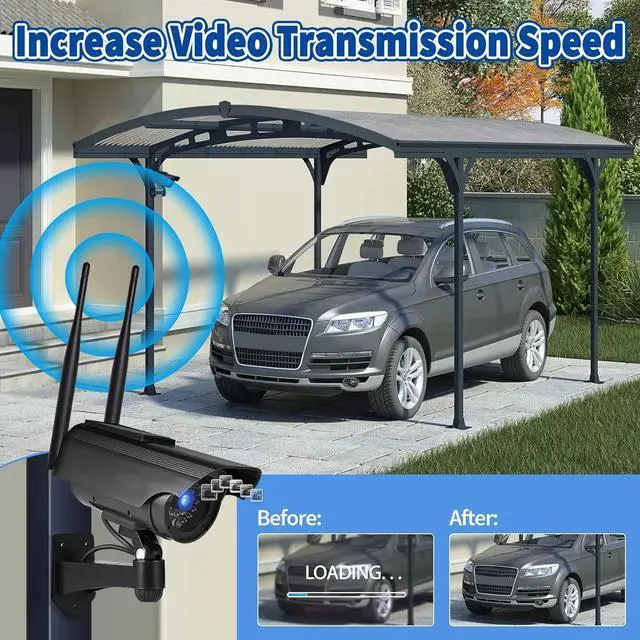 Alt view image 3 of 7 - Dual Band WiFi 2.4GHz 5GHz 5.8GHz 6dBi SMA Male Antenna (2-Pack) for Wireless Vedio Security IP Camera Recorder Surveillance Recorder Truck Trailer Rear View Backup Camera Reversing Monitor