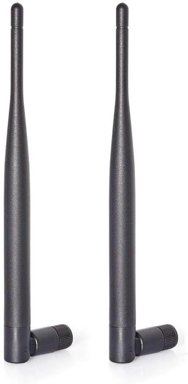 Alt view image 7 of 7 - Dual Band WiFi 2.4GHz 5GHz 5.8GHz 6dBi SMA Male Antenna (2-Pack) for Wireless Vedio Security IP Camera Recorder Surveillance Recorder Truck Trailer Rear View Backup Camera Reversing Monitor