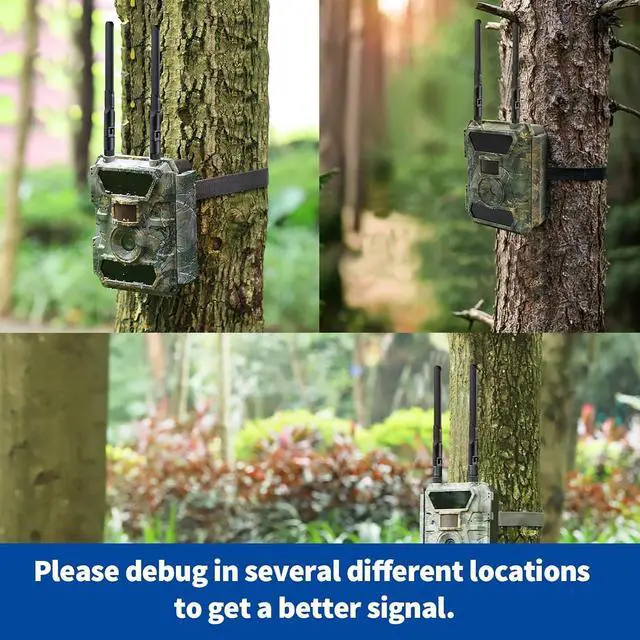 Alt view image 4 of 7 - 4G LTE Cellular Trail Camera Antenna 8dBi RP-SMA Male Antenna (2-Pack) Compatible with Spypoint Link Micro Solar EVO Link S Dark Wildlife Hunting Game Cam Outdoor Mobile Security Camera