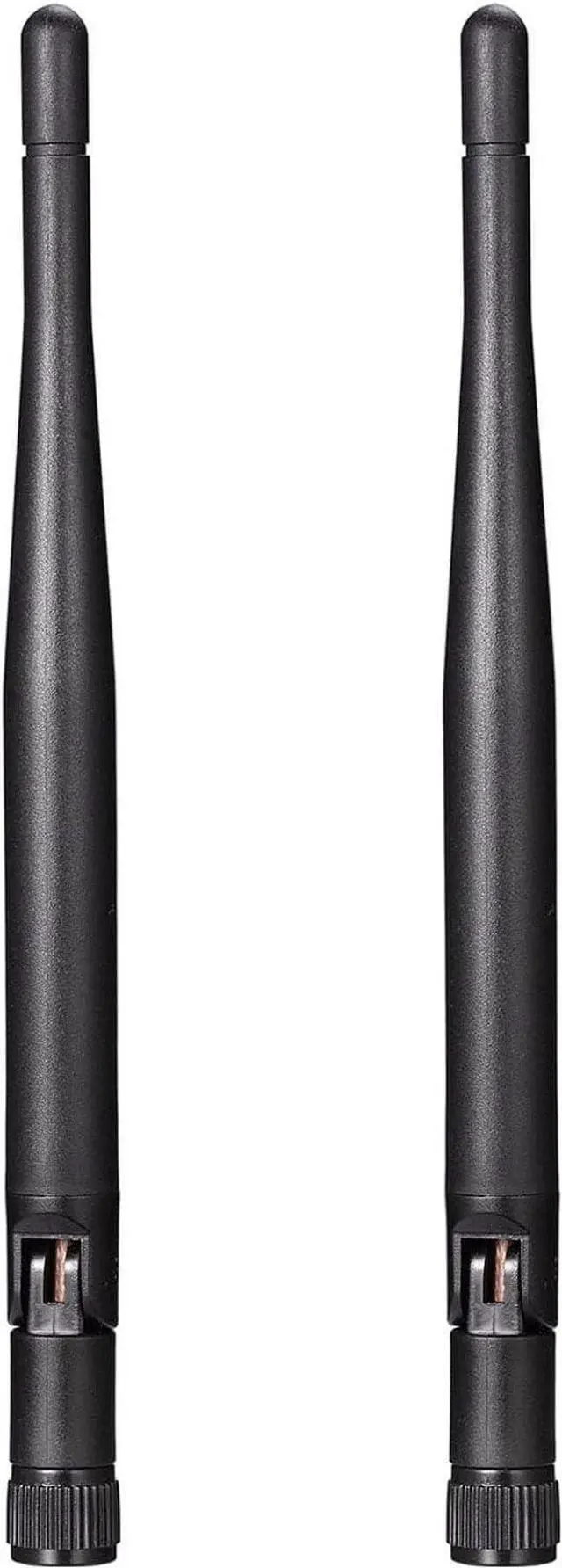 Main image of Dual Band WiFi Antenna 2.4GHz 5GHz 5.8GHz 3dBi RP-SMA Male Antenna Replacement (2-Pack) for WiFi Router Wireless Network Card USB Adapter Security IP Camera Video Surveillance Monitor