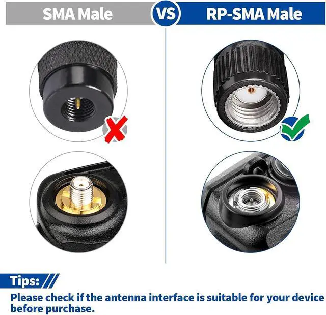 Alt view image 3 of 7 - Dual Band WiFi Antenna 2.4GHz 5GHz 5.8GHz 3dBi RP-SMA Male Antenna Replacement (2-Pack) for WiFi Router Wireless Network Card USB Adapter Security IP Camera Video Surveillance Monitor