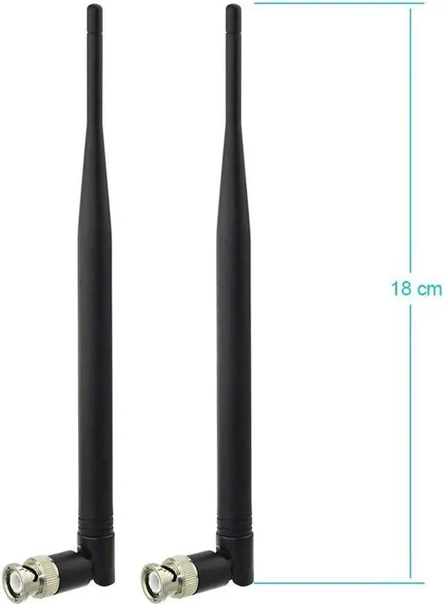 Alt view image 4 of 7 - Wireless Microphone Receiver Antenna UHF 400MHz-960MHz BNC Male Antenna (2-Pack) for Wireless Microphone System Mic Receiver Remote Digital Audio Tuner UHF Ham Radio