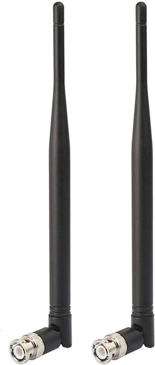 Main image of Wireless Microphone Receiver Antenna UHF 400MHz-960MHz BNC Male Antenna (2-Pack) for Wireless Microphone System Mic Receiver Remote Digital Audio Tuner UHF Ham Radio