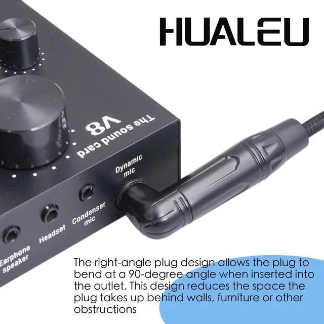 Alt view image 4 of 7 - 2Pack 3.3FT Right Angle 6.35mm TRS Stereo Male to Female Audio Cable,Right Angle 1/4 TRS Male to Female Stereo Headphone Guitar Extension Cable Cord for Amplifiers,Headphone