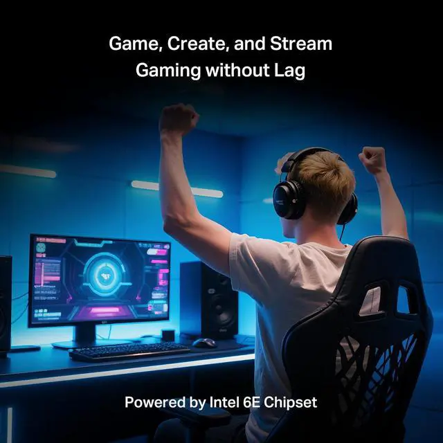 Alt view image 3 of 7 - TP-Link AXE5400 WiFi 6E PCIe WiFi Card for Desktop PC (Archer TXE73E), Up to 5.4 Gbps Tri-Band Wireless Card | 6 GHz | Low-Latency | Bluetooth 5.3 | WPA3 | Low-Profile Single Antenna | OFDMA, MU-MIMO