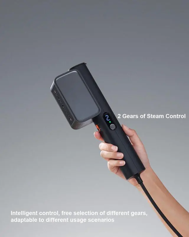 Alt view image 4 of 7 - G7 2-in-1 Professional 100-240V Dual Voltage Steamer for Clothes and Iron for Clothes, Just 1lbs Lightly, 8 Minutes of Continuous Steam, 1000W Portable Steamer for travel and home(black)