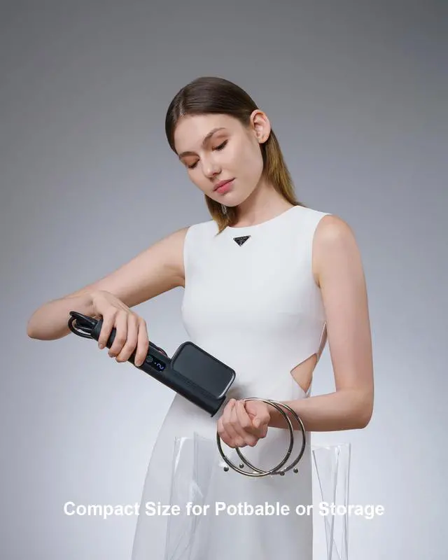 Alt view image 2 of 7 - G7 2-in-1 Professional 100-240V Dual Voltage Steamer for Clothes and Iron for Clothes, Just 1lbs Lightly, 8 Minutes of Continuous Steam, 1000W Portable Steamer for travel and home(black)