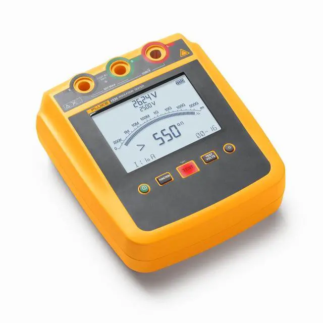 Alt view image 2 of 3 - Fluke 1535 Insulation Tester, Insulation Tester, for Frontline Industrial and Electrical Insulation Testing, Test Voltages from 250 V to 2500 V and Resistance Measurements up to 500 G