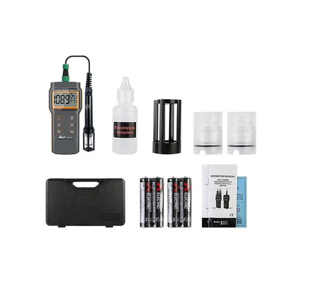 Alt view image 2 of 5 - AZ-86021 Dissolved Oxygen Tester Water Quality Meter D.O Meter Temperature Meter | Can Measure pH Conductivity TDS Salinity by Using Different Probes | Multiple Parameters Water Tester