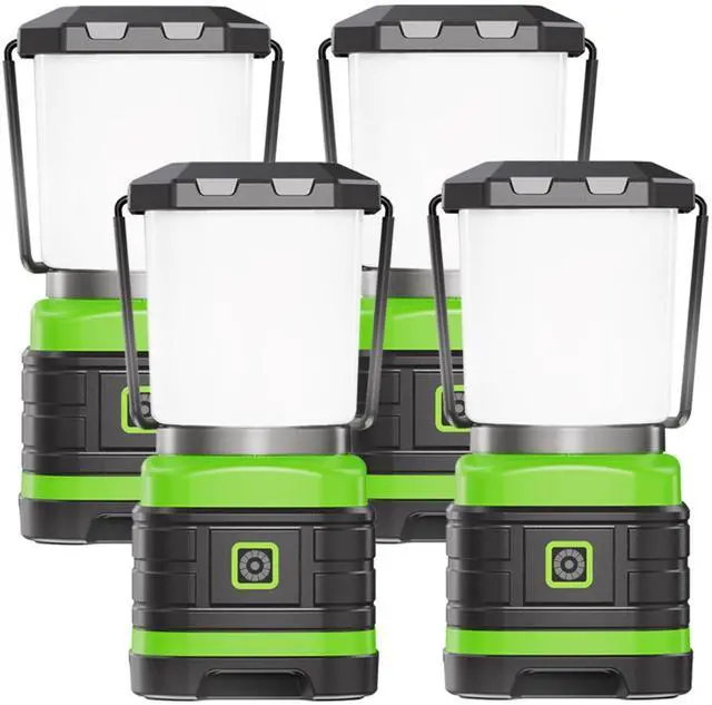 Main image of Lichamp LED Camping Lantern, Battery Powered LED Lights Camping Essentials, Portable Lanterns Flishlights for Emergency, Hurricanes, Outdoor Hiking, Power Outages, Survival Gear and Home Use, 4 Pack