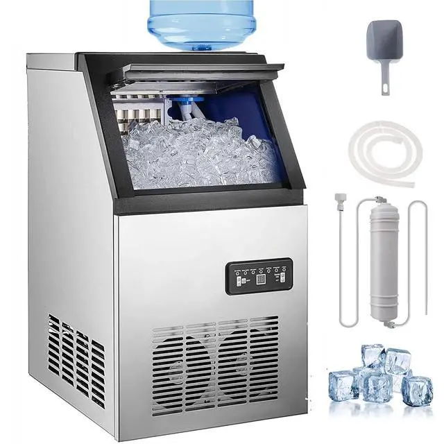 Main image of Commercial Ice Maker 80-90Lbs/24H Undercounter Freestand Ice Cube Machine
