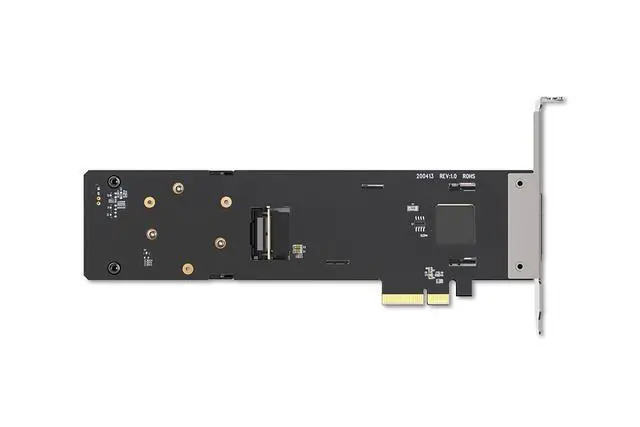 Alt view image 4 of 6 - ICY DOCK ExpressSlot Elite MB221E5P-B Removable E1.S NVMe SSD to PCIe 5.0 x4 Mobile Rack Enclosure / Adapter Card for PCIe Expansion Slot