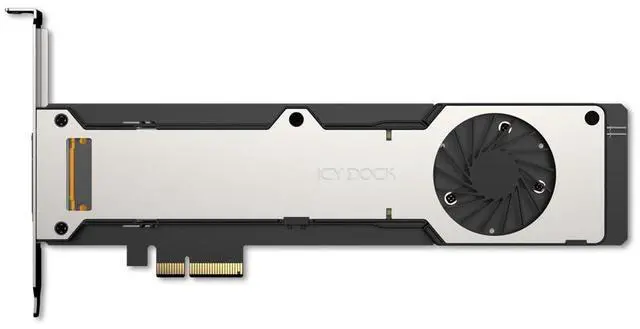 Main image of ICY DOCK ExpressSlot Elite MB221E5P-B Removable E1.S NVMe SSD to PCIe 5.0 x4 Mobile Rack Enclosure / Adapter Card for PCIe Expansion Slot