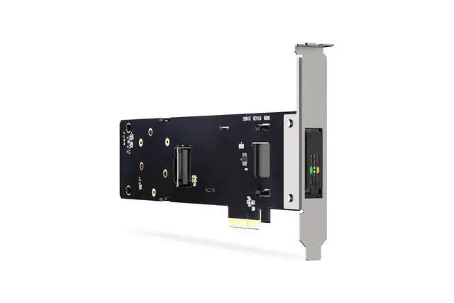 Alt view image 6 of 6 - ICY DOCK ExpressSlot Elite MB221E5P-B Removable E1.S NVMe SSD to PCIe 5.0 x4 Mobile Rack Enclosure / Adapter Card for PCIe Expansion Slot
