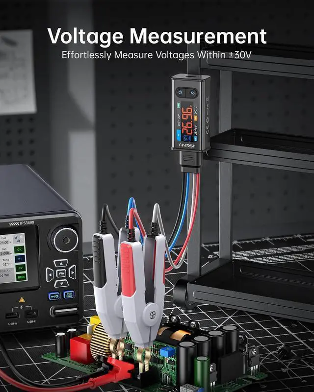 Alt view image 6 of 7 - LCR-ST2 100kHz LCR ESR Meter Tweezer, SMD & Through-Hole Component Tester, Auto Sort Compare, Resistor, Inductor, Diode, Capacitor Tester, Measures Voltage & Continuity, Full-Band Scan