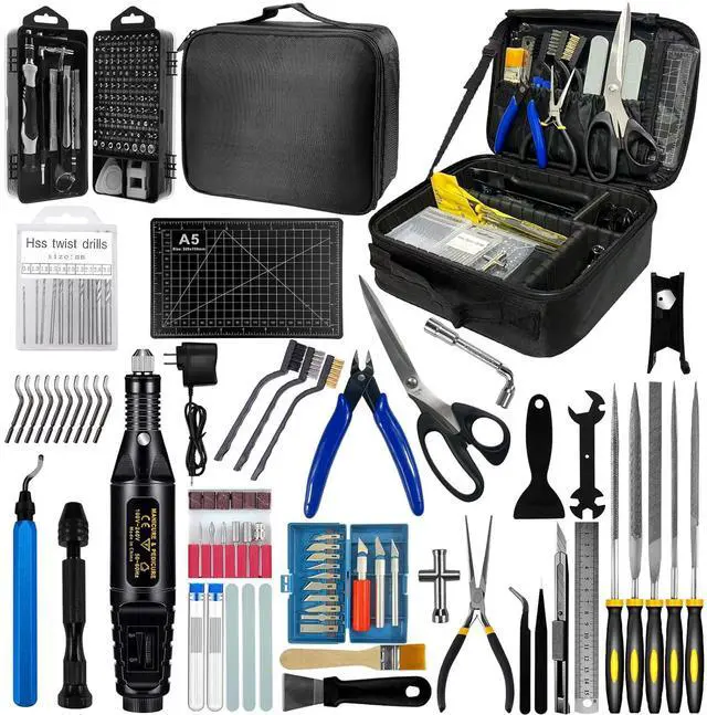 Main image of 212Pcs 3D Printer Tool Kit with 3D Printer Accessories Bring Tool Box Includes Deburring Ideal for Disassembly Cleaning and Precision Machining Toolboxes
