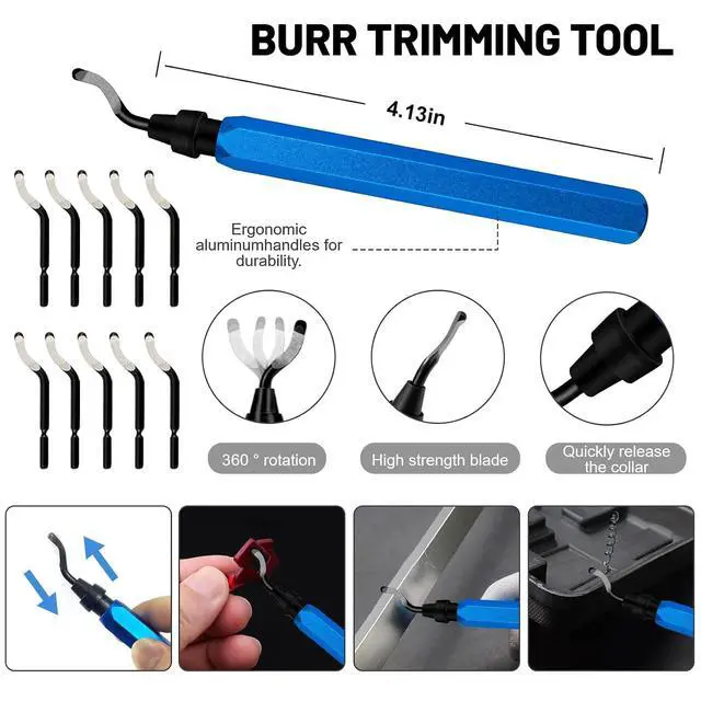 Alt view image 7 of 7 - 212Pcs 3D Printer Tool Kit with 3D Printer Accessories Bring Tool Box Includes Deburring Ideal for Disassembly Cleaning and Precision Machining Toolboxes