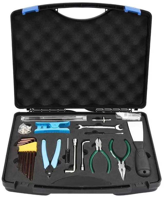 Main image of Creality 3D Printer Tool Kit with Case 35Pcs with Cleaners Filament Slicer Print Head Wrench Extruder Nozzles SD Card Reader Starter 3D Printer Accessories ABS Storage Box Tool Set