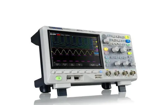 Alt view image 2 of 3 - Siglent Technologies SDS1204X-E 200MHz Super Phosphor Digital Oscilloscopes 4 Channels 1 GSa/s 14 MB Grey