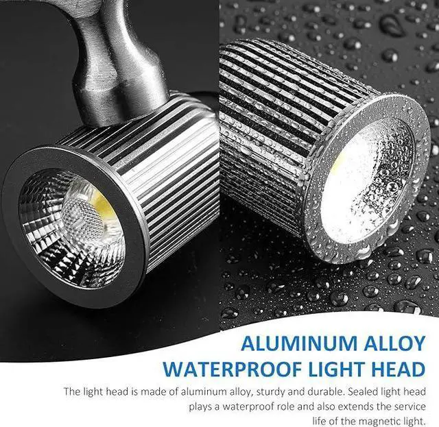 Alt view image 6 of 7 - 10W Magnetic Machine LED Work Light with Flexible Gooseneck and Magnetic Base, 1000lm, 6500k Magnetic Base Tool Lamp for Work Bench, lathe, Sewing Machine, Grill, Shop, Industrial Lighting