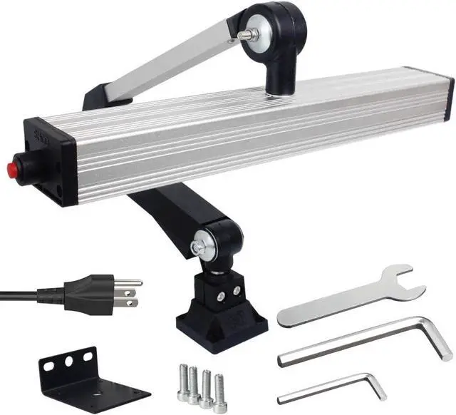 Alt view image 5 of 7 - Led Work Light 24W 20in Long Arm Aluminum Alloy Waterproof Table Lamp for Machine Tool CNC Lathe Drilling Machine, US Plug