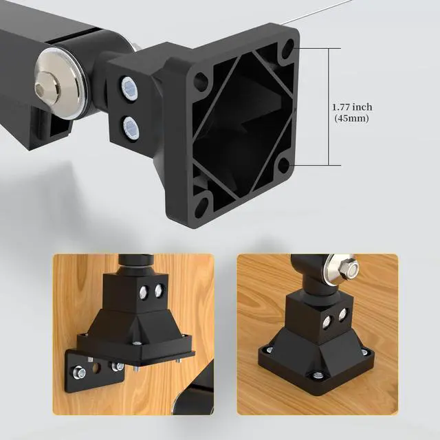 Alt view image 6 of 7 - Led Work Light 24W 20in Long Arm Aluminum Alloy Waterproof Table Lamp for Machine Tool CNC Lathe Drilling Machine, US Plug