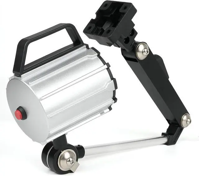 Alt view image 3 of 5 - Articulating Led Work Light, 18W Machine Lights, 1800 Lumens Flexible Wood Lathe Light Drill Press Lighting 110-220v