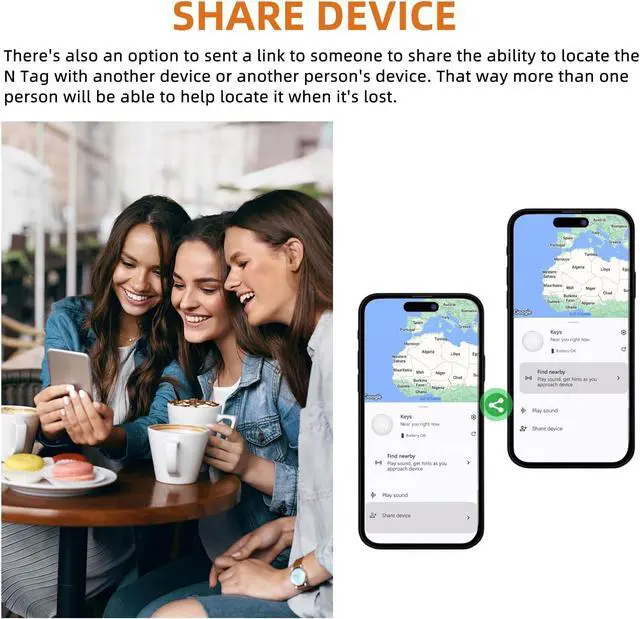 Alt view image 3 of 7 - Smart Tags-4 Pack Android, Air Tracker Tags for Android | Bluetooth Smart Tags, Luggage Tracker Works with Google's Find Hub App, Key Finders Item Locator for Keys, Wallets, Suitcases