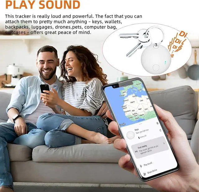 Alt view image 5 of 7 - Smart Tags-4 Pack Android, Air Tracker Tags for Android | Bluetooth Smart Tags, Luggage Tracker Works with Google's Find Hub App, Key Finders Item Locator for Keys, Wallets, Suitcases