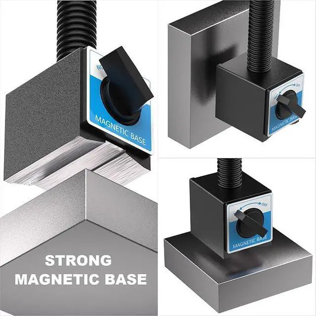 Alt view image 4 of 5 - Magnetic Work Light, 1320 Lumens LED Lathe Machine Light with Flexible Gooseneck and Magnetic Base, Shop Tool Lamp for Lathe, Work Bench, Sewing Machine, Grill, Industrial Lightin